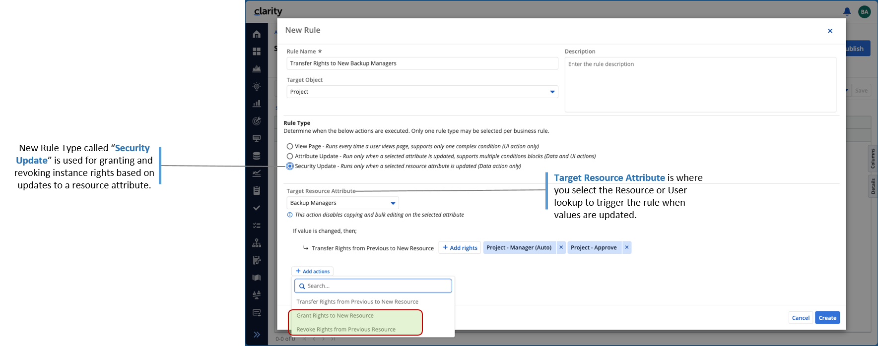 Clarity 16.3 Security